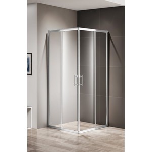 Душевой уголок Cezares Momento A-2 90x90 прозрачный, хром, (MOMENTO-A-2-90-C-Cr)