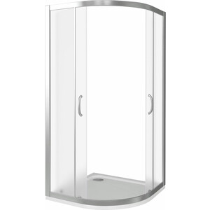 Душевой уголок Good Door Infinity R-80-G-CH 80х80 матовый Grape, хром (ИН00003)