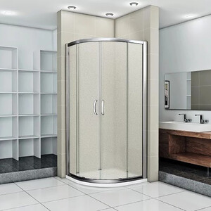 Душевой уголок Good Door Infinity R-80-G-CH 80х80 матовый Grape, хром (ИН00003)