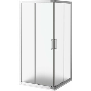 Душевой уголок Good Door Latte CR-80-G-WE 80x80 матовый Grape, хром матовый (ЛА00018)