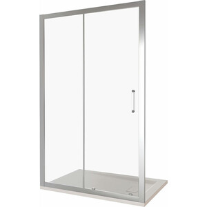 Душевая дверь Good Door Latte WTW-140-C-WE 140х185 прозрачная, хром матовый (ЛА00011)