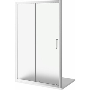 Душевая дверь Good Door Latte WTW-110-G-WE 110х185 матовая Grape, хром матовый (ЛА00022)