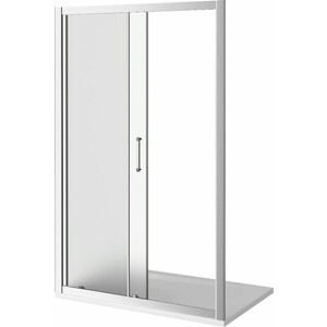 Душевая дверь Good Door Latte WTW-110-G-WE 110х185 матовая Grape, хром матовый (ЛА00022)
