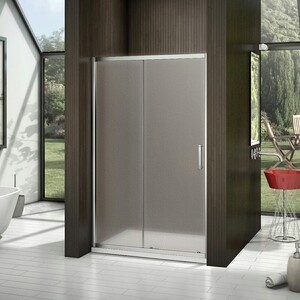 Душевая дверь Good Door Latte WTW-110-G-WE 110х185 матовая Grape, хром матовый (ЛА00022)