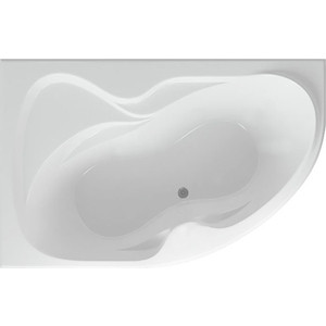 Акриловая ванна Aquatek Вега 170х105 левая, фронтальная панель, разборный каркас, слив-перелив (VEG170-0000073)