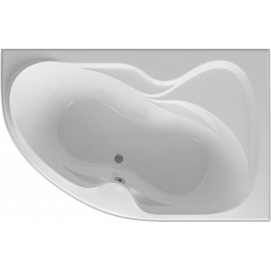 Акриловая ванна Aquatek Вега 170х105 правая, фронтальная панель, разборный каркас, слив-перелив (VEG170-0000083)