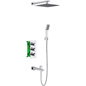 Душевая система Timo Petruma с термостатом и изливом, хром (SX-5149/00SM)