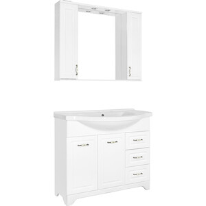 Тумба под раковину Style line Олеандр-2 Люкс 100 белая (ЛС-00000584)