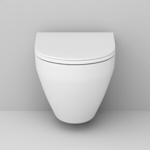 Унитаз подвесной безободковый Am.Pm Spirit 2.0 FlashClean с сиденьем микролифт (C701700WH, C707857WH)
