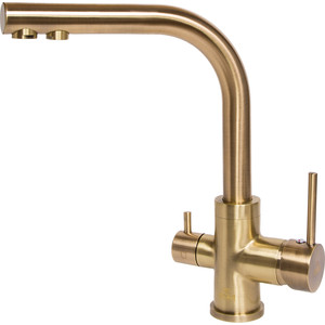 Смеситель для кухни Paulmark Essen под фильтр, бронзовый (Es213011-BR)