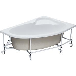 Акриловая ванна Santek Эдера 170х110 правая, каркас, слив-перелив (1WH111994, 1WH112426)