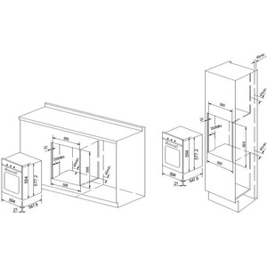 Электрический духовой шкаф Graude BK 60.3 S