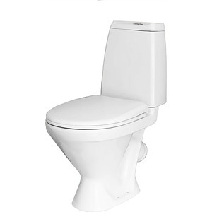 Унитаз компакт Sanita Кама Стандарт с сиденьем (WC.CC/Kama/1-P/WHT.G/S1)