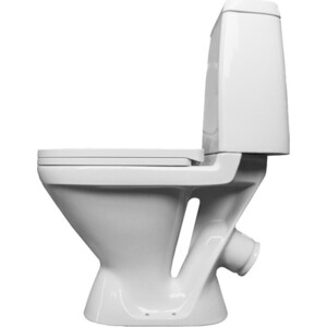 Унитаз-компакт Sanita Кама Эконом с сиденьем (WC.CC/Kama/1-P/WHT.G/S1)