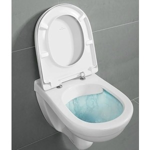 Унитаз подвесной безободковый Villeroy Boch O Novo с микролифтом (5688HR01)