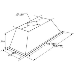 Вытяжка встраиваемая Kuppersberg INLINEA 52 B
