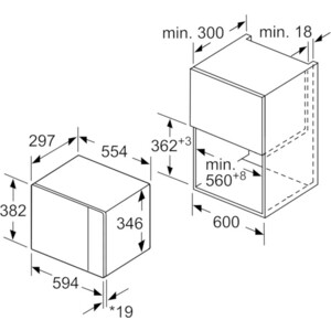Встраиваемая микроволновая печь Bosch BFL524MW0