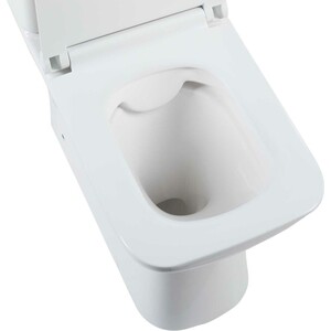 Унитаз (чаша) Aquanet Cube-C CL-12248B с тонким сиденьем микролифт (210759)