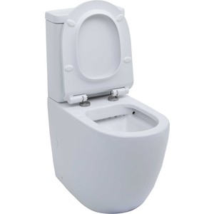 Унитаз-компакт безободковый Aquanet Cetus-C1 с тонким сиденьем микролифт (BL-102N-TPT, BL-102N-TPT)