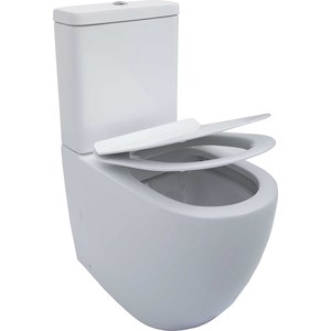 Унитаз-компакт безободковый Aquanet Cetus-C1 с тонким сиденьем микролифт (BL-102N-TPT, BL-102N-TPT)