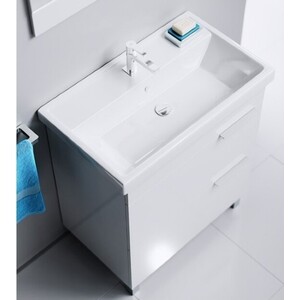 Тумба под раковину Aqwella Бриг 56x44,5 белая (Br.01.06/2/W)