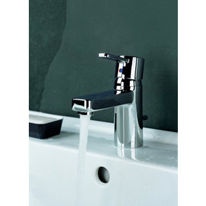 Смеситель для раковины Kludi Zenta 64 с донным клапаном, хром (382500575)