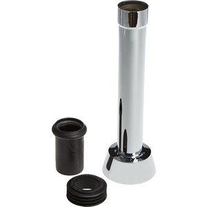 Удлинитель колена смыва Geberit для встраивамого бачка, 25 см, хром (118.026.21.1)