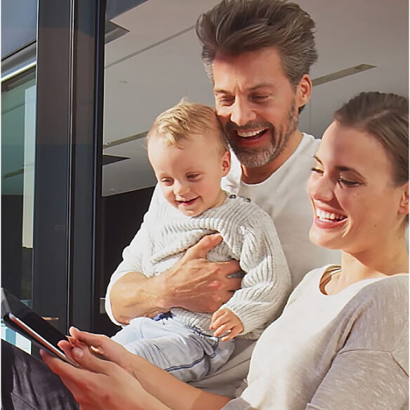 Семья с ребенком